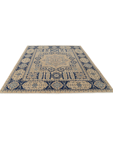 Mamluk 8' 2" X 9' 7" Hand Knotted Wool Rug 8' 2" X 9' 7" (249 X 292) / Tan / Wool