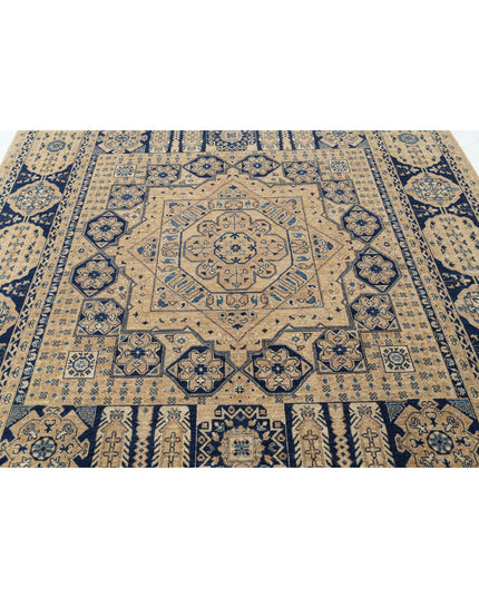 Mamluk 8' 2" X 9' 7" Hand Knotted Wool Rug 8' 2" X 9' 7" (249 X 292) / Tan / Wool