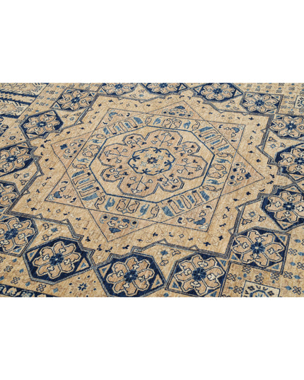 Mamluk 8' 2" X 9' 7" Hand Knotted Wool Rug 8' 2" X 9' 7" (249 X 292) / Tan / Wool