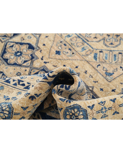 Mamluk 8' 2" X 9' 7" Hand Knotted Wool Rug 8' 2" X 9' 7" (249 X 292) / Tan / Wool