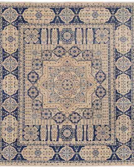 Mamluk 8' 2" X 9' 7" Hand Knotted Wool Rug 8' 2" X 9' 7" (249 X 292) / Tan / Wool