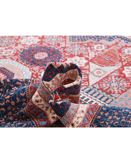 Mamluk 16' 5" X 24' 5" Hand Knotted Wool Rug 16' 5" X 24' 5" (500 X 744) / Red / Wool