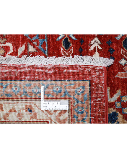 Mamluk 16' 5" X 24' 5" Hand Knotted Wool Rug 16' 5" X 24' 5" (500 X 744) / Red / Wool