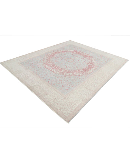 Mamluk 7' 11" X 9' 4" Hand Knotted Wool Rug 7' 11" X 9' 4" (241 X 284) / Blue / Wool