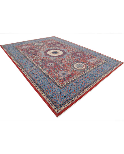 Mamluk 10' 1" X 13' 8" Hand Knotted Wool Rug 10' 1" X 13' 8" (307 X 417) / Red / Wool
