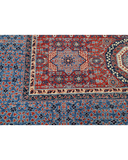 Mamluk 10' 1" X 13' 8" Hand Knotted Wool Rug 10' 1" X 13' 8" (307 X 417) / Red / Wool