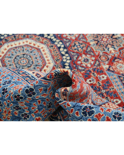 Mamluk 10' 1" X 13' 8" Hand Knotted Wool Rug 10' 1" X 13' 8" (307 X 417) / Red / Wool