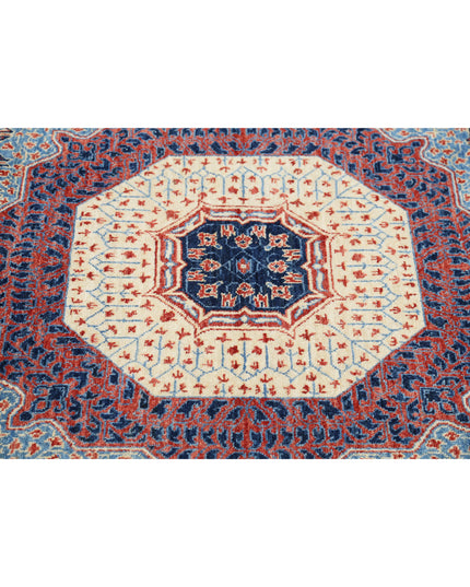 Mamluk 10' 1" X 13' 8" Hand Knotted Wool Rug 10' 1" X 13' 8" (307 X 417) / Red / Wool