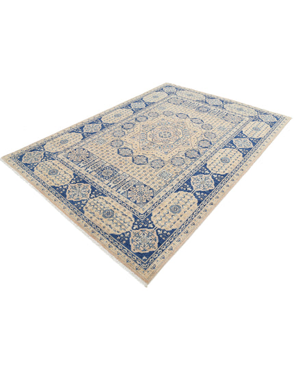 Mamluk 6' 5" X 9' 4" Hand Knotted Wool Rug 6' 5" X 9' 4" (196 X 284) / Tan / Wool