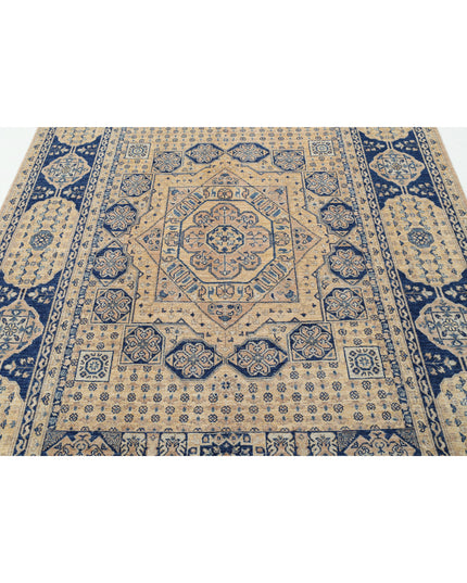 Mamluk 6' 5" X 9' 4" Hand Knotted Wool Rug 6' 5" X 9' 4" (196 X 284) / Tan / Wool