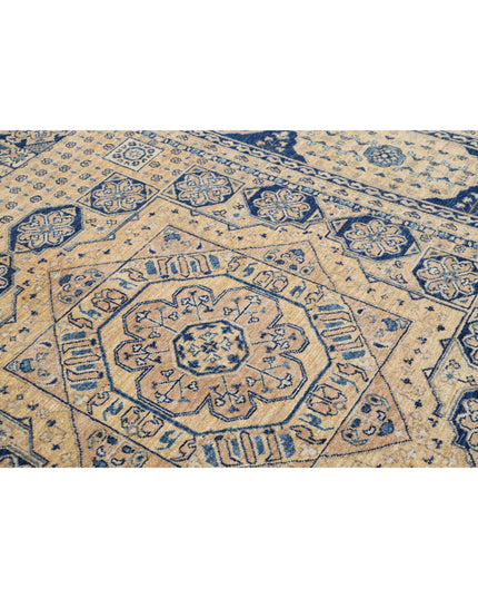 Mamluk 6' 5" X 9' 4" Hand Knotted Wool Rug 6' 5" X 9' 4" (196 X 284) / Tan / Wool