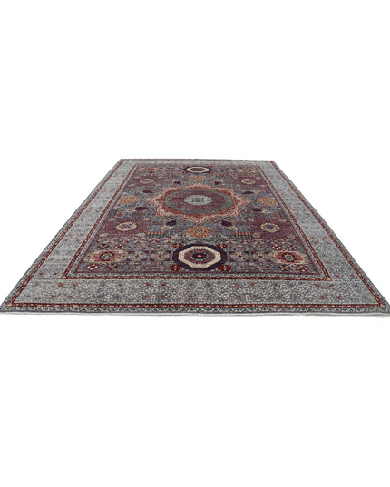 Mamluk 9' 11" X 14' 0" Hand Knotted Wool Rug 9' 11" X 14' 0" (302 X 427) / Grey / Wool