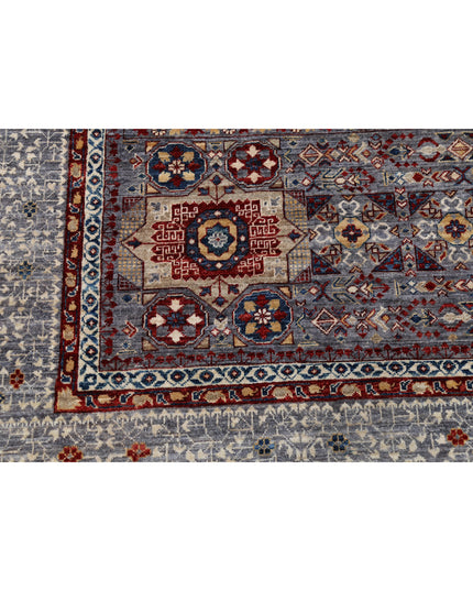 Mamluk 9' 11" X 14' 0" Hand Knotted Wool Rug 9' 11" X 14' 0" (302 X 427) / Grey / Wool