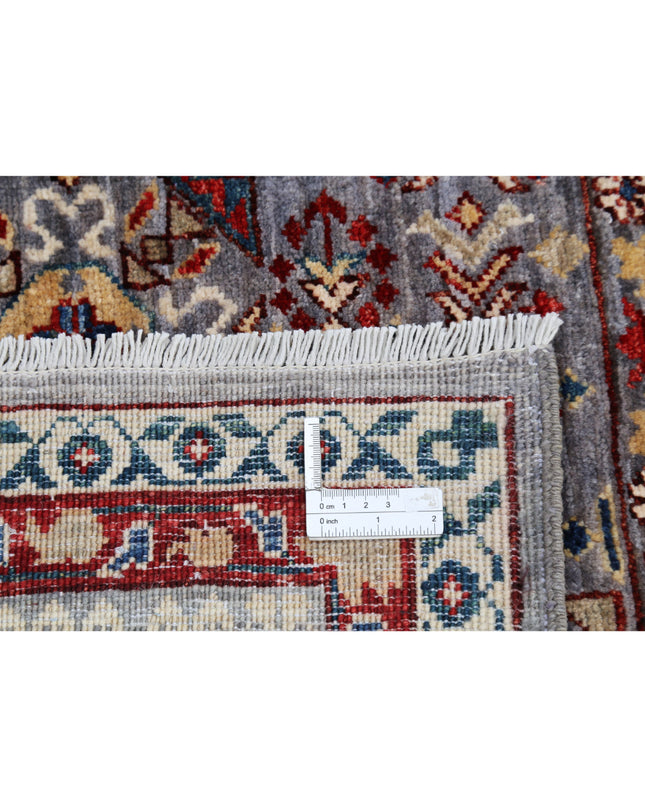 Mamluk 9' 11" X 14' 0" Hand Knotted Wool Rug 9' 11" X 14' 0" (302 X 427) / Grey / Wool