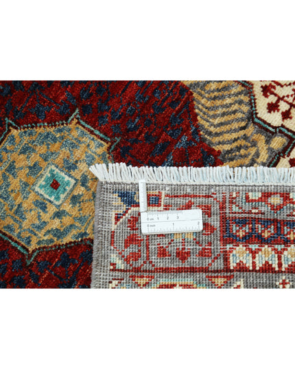 Mamluk 2' 7" X 9' 9" Hand Knotted Wool Rug 2' 7" X 9' 9" (79 X 297) / Grey / Wool