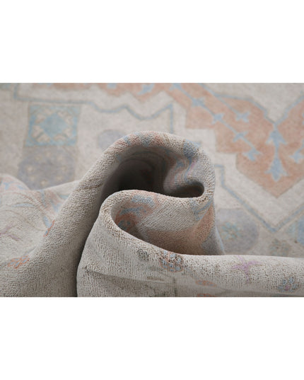 Mamluk 7' 11" X 9' 9" Hand Knotted Wool Rug 7' 11" X 9' 9" (241 X 297) / Ivory / Wool