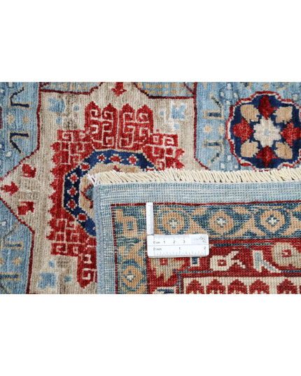 Mamluk 9' 10" X 13' 9" Hand Knotted Wool Rug 9' 10" X 13' 9" (300 X 419) / Blue / Wool