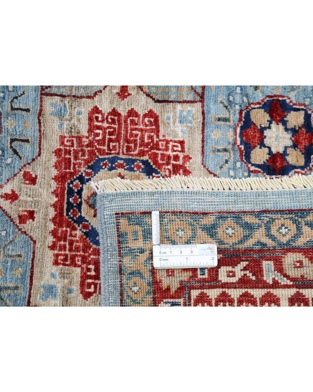 Mamluk 9' 10" X 13' 9" Hand Knotted Wool Rug 9' 10" X 13' 9" (300 X 419) / Blue / Wool