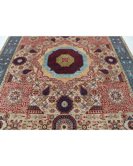Mamluk 8' 2" X 9' 10" Hand Knotted Wool Rug 8' 2" X 9' 10" (249 X 300) / Taupe / Wool