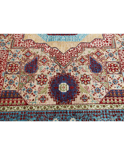 Mamluk 8' 2" X 9' 10" Hand Knotted Wool Rug 8' 2" X 9' 10" (249 X 300) / Taupe / Wool