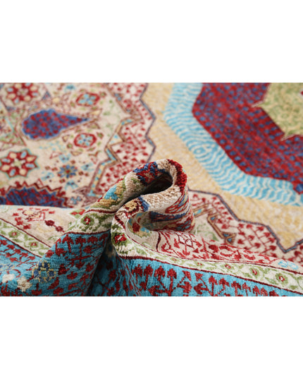 Mamluk 8' 2" X 9' 10" Hand Knotted Wool Rug 8' 2" X 9' 10" (249 X 300) / Taupe / Wool