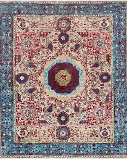 Mamluk 8' 2" X 9' 10" Hand Knotted Wool Rug 8' 2" X 9' 10" (249 X 300) / Taupe / Wool