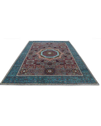 Mamluk 9' 1" X 12' 3" Hand Knotted Wool Rug 9' 1" X 12' 3" (277 X 373) / Grey / Wool