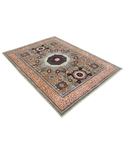 Mamluk 4' 11" X 6' 9" Hand Knotted Wool Rug 4' 11" X 6' 9" (150 X 206) / Beige / Wool