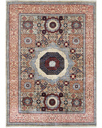 Mamluk 4' 11" X 6' 9" Hand Knotted Wool Rug 4' 11" X 6' 9" (150 X 206) / Beige / Wool