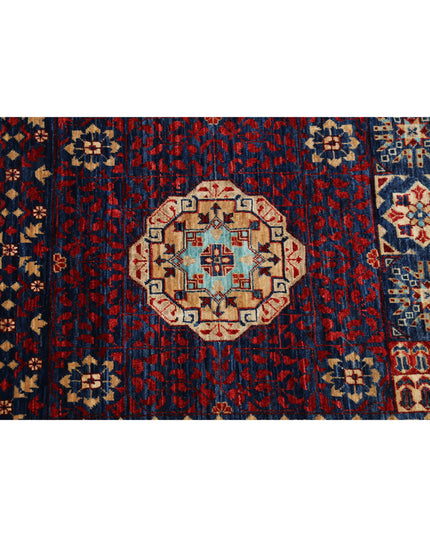 Mamluk 9' 10" X 14' 7" Hand Knotted Wool Rug 9' 10" X 14' 7" (300 X 444) / Blue / Wool