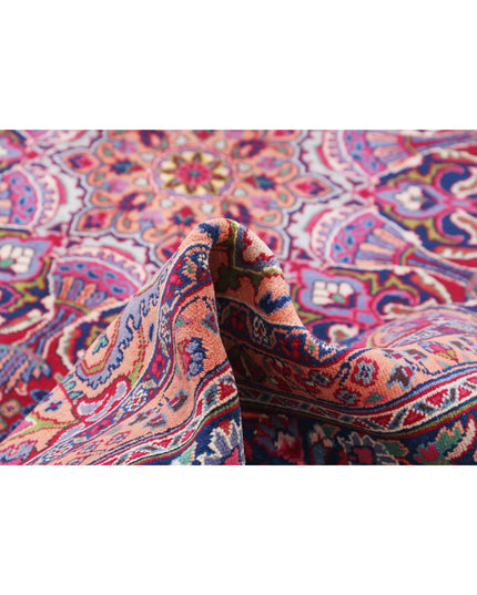 Mashad 9' 7" X 12' 11" Hand Knotted Wool Rug 9' 7" X 12' 11" (292 X 394) / Red / Wool