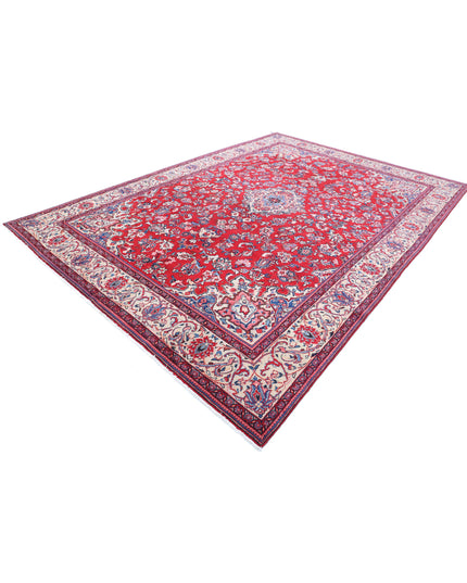 Mashad 8' 6" X 12' 1" Hand Knotted Wool Rug 8' 6" X 12' 1" (259 X 368) / Red / Wool