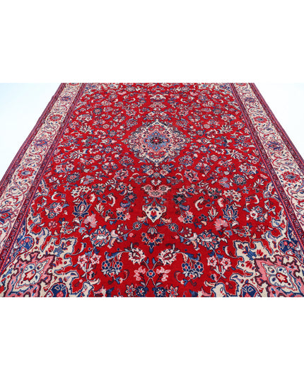 Mashad 8' 6" X 12' 1" Hand Knotted Wool Rug 8' 6" X 12' 1" (259 X 368) / Red / Wool