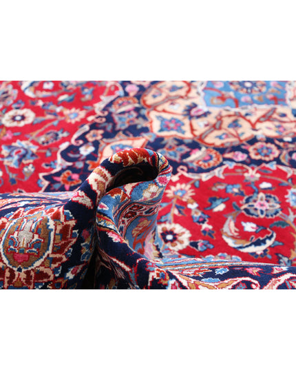 Mashad 9' 8" X 12' 6" Hand Knotted Wool Rug 9' 8" X 12' 6" (295 X 381) / Red / Wool