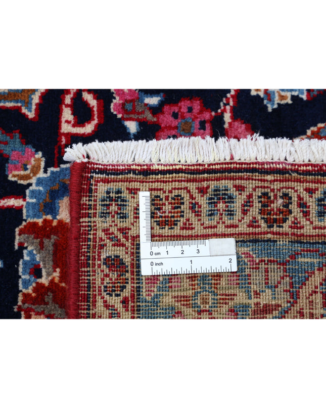 Mashad 9' 8" X 12' 6" Hand Knotted Wool Rug 9' 8" X 12' 6" (295 X 381) / Red / Wool