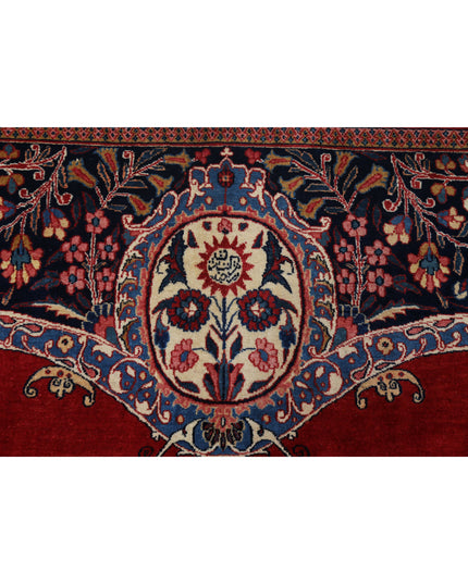 Mashad 10' 7" X 13' 7" Hand Knotted Wool Rug 10' 7" X 13' 7" (322 X 414) / Red / Wool