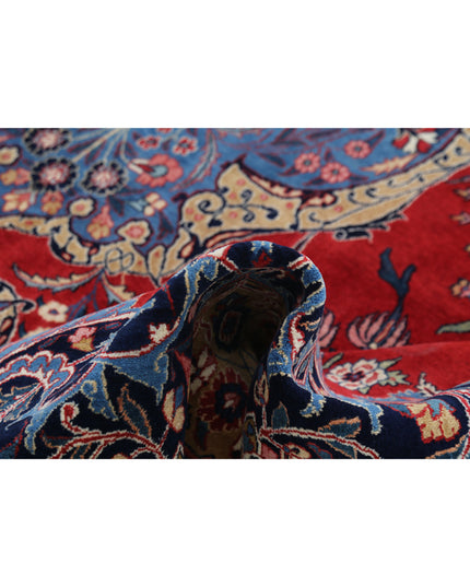 Mashad 10' 7" X 13' 7" Hand Knotted Wool Rug 10' 7" X 13' 7" (322 X 414) / Red / Wool