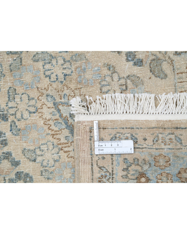 Mashad 8' 0" X 11' 0" Hand Knotted Wool Rug 8' 0" X 11' 0" (244 X 335) / Ivory / Wool