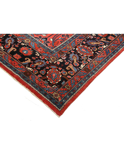 Mehraban 12' 2" X 20' 10" Hand Knotted Wool Rug 12' 2" X 20' 10" (371 X 635) / Pink / Wool