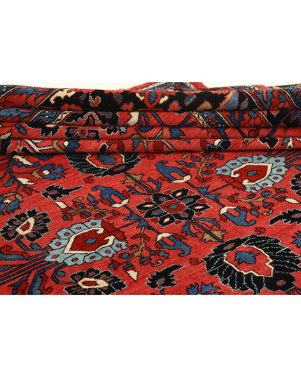 Mehraban 12' 2" X 20' 10" Hand Knotted Wool Rug 12' 2" X 20' 10" (371 X 635) / Pink / Wool