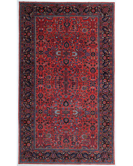 Mehraban 12' 2" X 20' 10" Hand Knotted Wool Rug 12' 2" X 20' 10" (371 X 635) / Pink / Wool