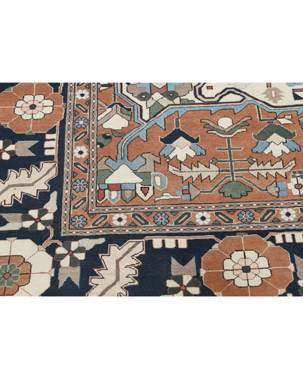 Meshkabad 12' 0" X 15' 2" Hand Knotted Wool Rug 12' 0" X 15' 2" (366 X 462) / Ivory / Wool