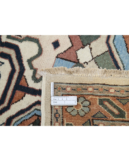 Meshkabad 12' 0" X 15' 2" Hand Knotted Wool Rug 12' 0" X 15' 2" (366 X 462) / Ivory / Wool