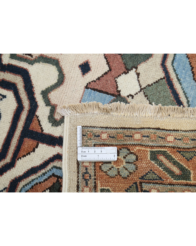 Meshkabad 12' 0" X 15' 2" Hand Knotted Wool Rug 12' 0" X 15' 2" (366 X 462) / Ivory / Wool