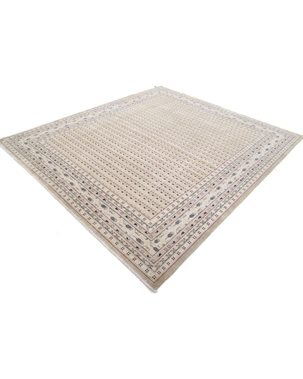 Mir Saraband 7' 11" X 8' 9" Hand Knotted Wool Rug 7' 11" X 8' 9" (241 X 267) / Green / Wool