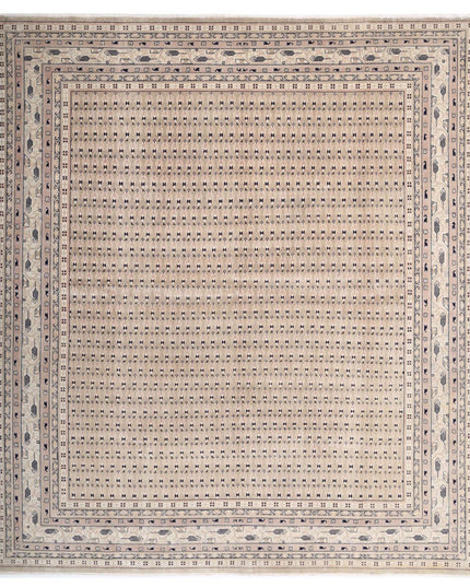 Mir Saraband 7' 11" X 8' 9" Hand Knotted Wool Rug 7' 11" X 8' 9" (241 X 267) / Green / Wool