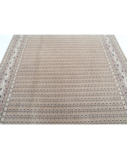 Mir Saraband 7' 8" X 8' 7" Hand Knotted Wool Rug 7' 8" X 8' 7" (234 X 262) / Taupe / Wool