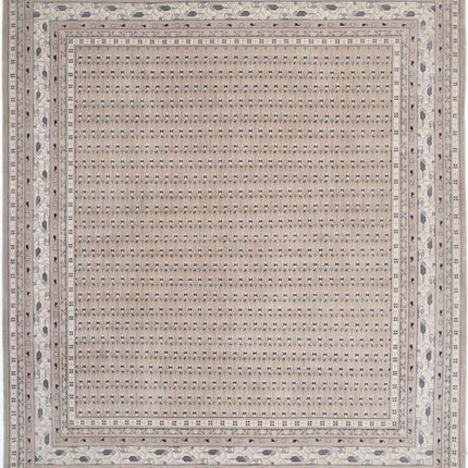 Mir Saraband 7' 8" X 8' 7" Hand Knotted Wool Rug 7' 8" X 8' 7" (234 X 262) / Taupe / Wool
