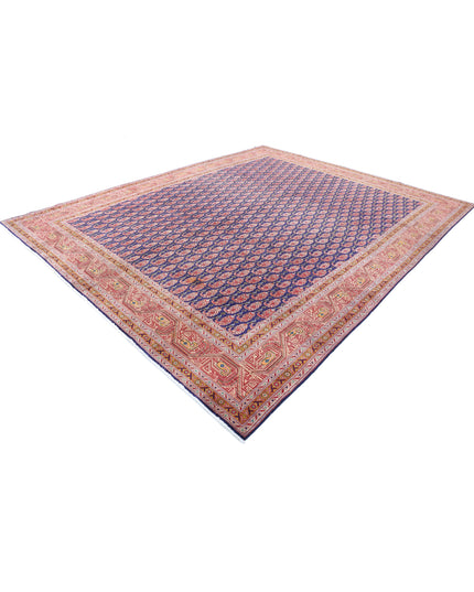 Mir Saraband 9' 10" X 12' 7" Hand Knotted Wool Rug 9' 10" X 12' 7" (300 X 383) / Blue / Wool