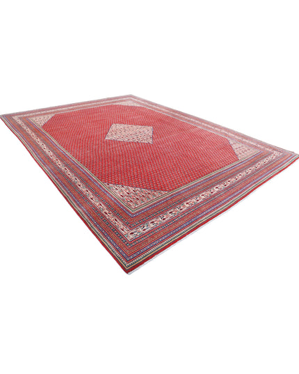 Mir Saraband 10' 2" X 13' 9" Hand Knotted Wool Rug 10' 2" X 13' 9" (310 X 419) / Red / Wool